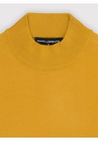 Pako Lorente - PAKO LORENTE – Żółty półgolf męski. Kolor: żółty. Materiał: poliamid, wiskoza. Wzór: gładki, ze splotem #7