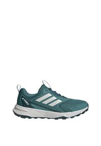 Adidas - Buty Tracefinder Trail Running. Kolor: szary, niebieski, wielokolorowy. Materiał: materiał. Sport: bieganie