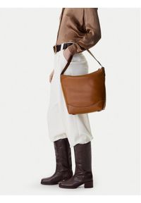 Lauren Ralph Lauren - LAUREN RALPH LAUREN Torebka 431P03419001 Brązowy. Kolor: brązowy. Materiał: skórzane #1