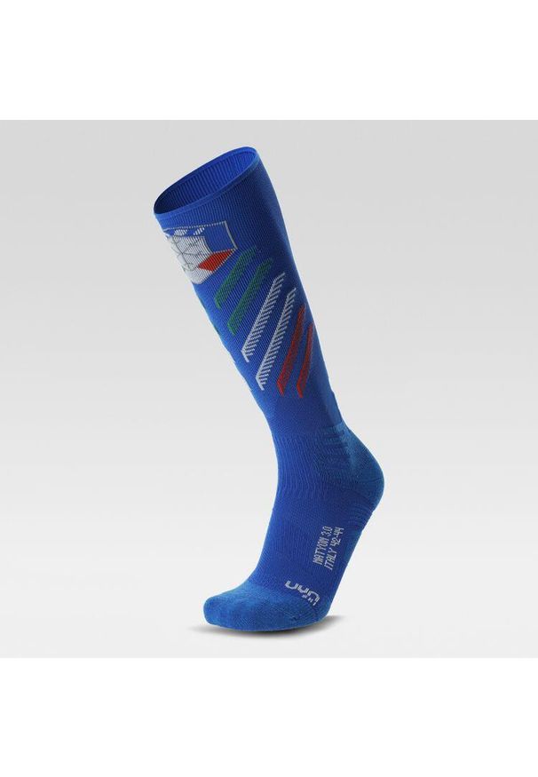 Skarpety narciarskie dla dorosłych UYN Natyon 3.0 Ski Socks Italy. Kolor: niebieski. Sport: narciarstwo