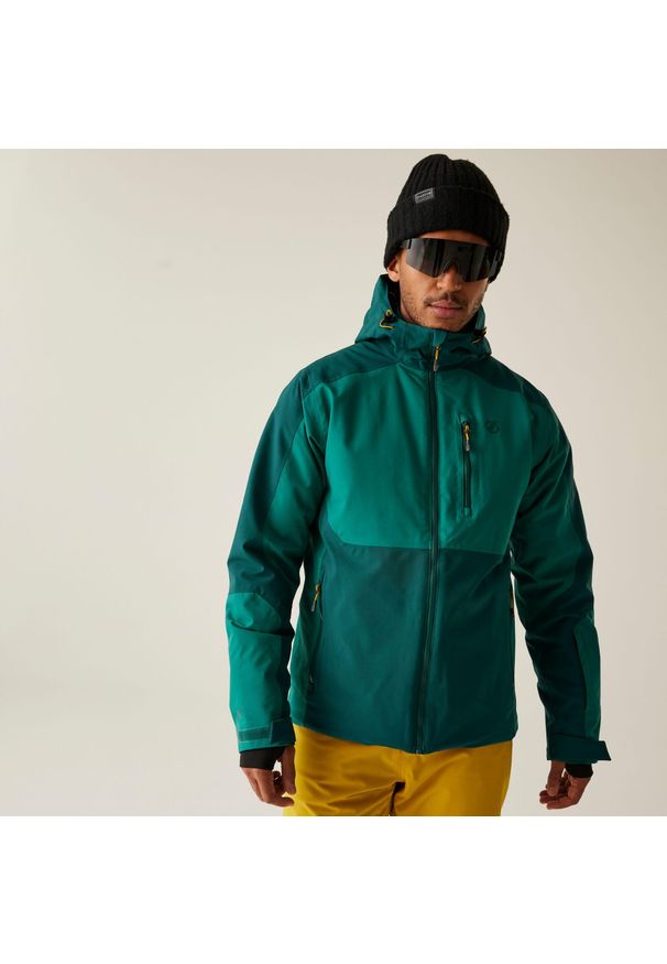 DARE 2B - Kurtka narciarska męska z membraną Eagle III Dare 2b. Kolor: wielokolorowy, niebieski, turkusowy. Materiał: tkanina. Sezon: zima. Sport: narciarstwo