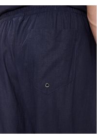 Emporio Armani Underwear Spodnie materiałowe 211871 4R467 06935 Granatowy Regular Fit. Kolor: niebieski. Materiał: len #4