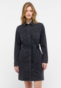 Damska Sukienka Mini Mustang Style Elmira Dress Denim Black 1015588 4000 802. Materiał: denim. Długość: mini #3