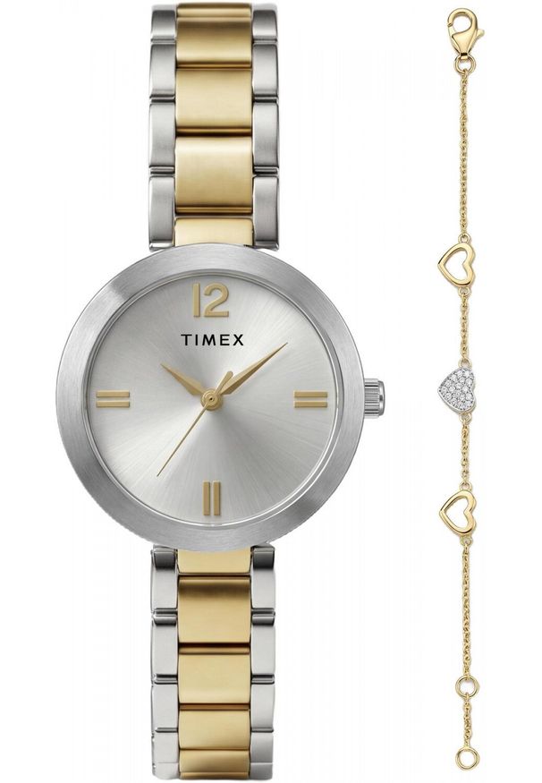 Zegarek Timex Zegarek damski Timex TWG068200 srebrny. Kolor: srebrny