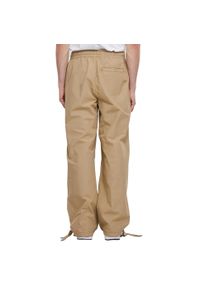 Urban Classics - Szerokie Spodnie Męskie Poplin. Kolor: beżowy. Długość: długie