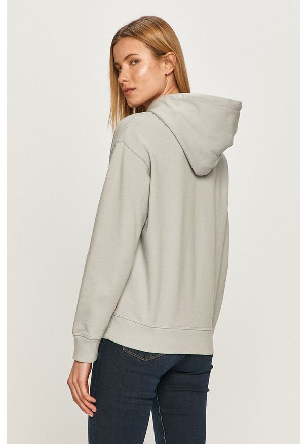 Levi's® - Levi's - Bluza bawełniana. Okazja: na spotkanie biznesowe. Kolor: szary. Materiał: bawełna. Długość rękawa: długi rękaw. Długość: długie. Wzór: nadruk. Styl: biznesowy