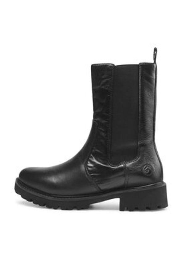 Remonte Botki D8685-01 Czarny. Kolor: czarny. Materiał: skóra