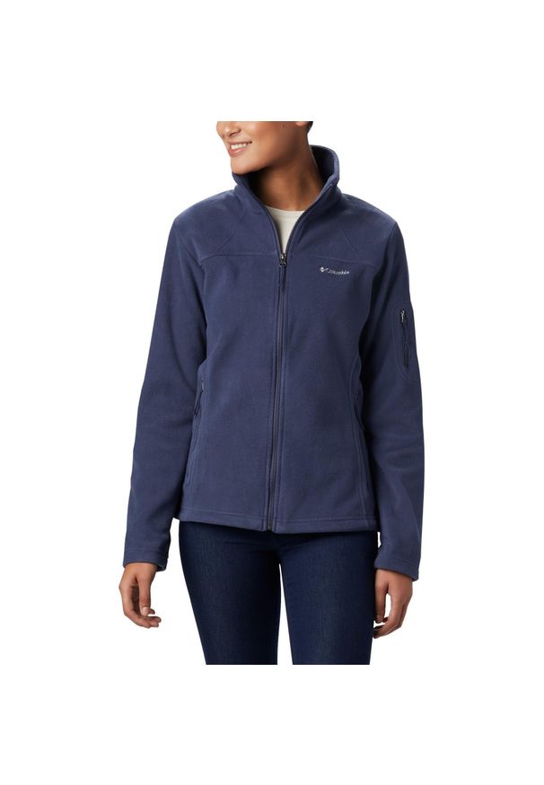 columbia - Polar turystyczny damski Columbia Fast Trek II. Kolor: niebieski. Materiał: polar. Sport: turystyka piesza