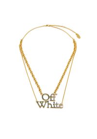 OFF-WHITE - Off-White Naszyjnik OWOB097S23MET0028445 Złoty. Materiał: metalowe. Kolor: złoty #1