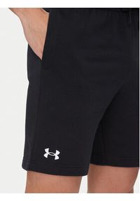 Under Armour Szorty sportowe Rival 1379779 Czarny Regular Fit. Kolor: czarny. Materiał: bawełna. Styl: sportowy #4
