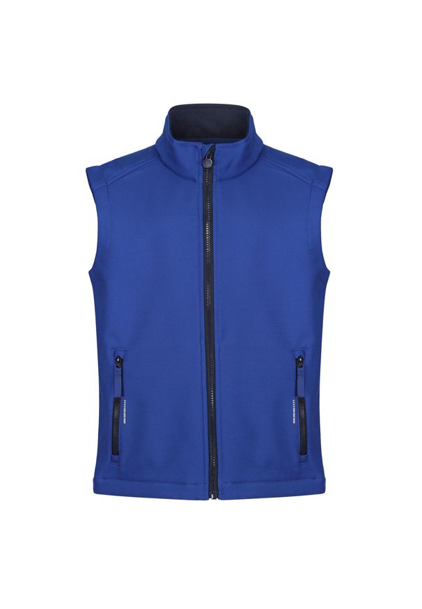 Regatta - Ocieplacz Na Ciało Ablaze Softshell Dla Dzieci I Niemowląt. Kolor: niebieski. Materiał: softshell. Sport: turystyka piesza