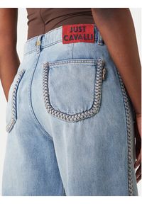 Just Cavalli Jeansy 80PAB5T3 CDWCD Niebieski Straight Fit. Kolor: niebieski #4