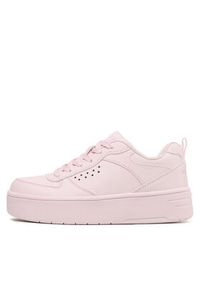 skechers - Skechers Sneakersy Court High Color Zone 310197L Różowy. Kolor: różowy. Materiał: skóra #4