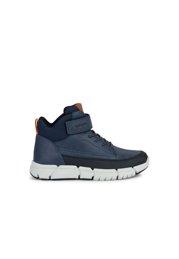 Buty dla dzieci Geox Flexyper. Kolor: niebieski. Sport: turystyka piesza