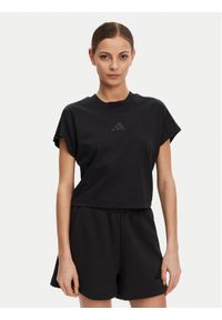 Adidas - adidas T-Shirt ALL SZN JJ1235 Czarny Regular Fit. Kolor: czarny. Materiał: bawełna #1