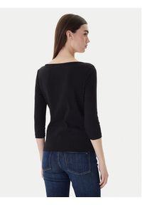 TOMMY HILFIGER - Tommy Hilfiger Bluzka New Cody WW0WW40589 Czarny Slim Fit. Kolor: czarny. Materiał: bawełna #3