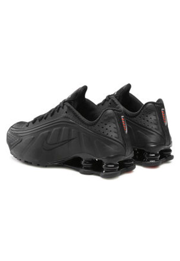 Nike Sneakersy Shox R4 AR3565 004 Czarny. Kolor: czarny. Materiał: materiał