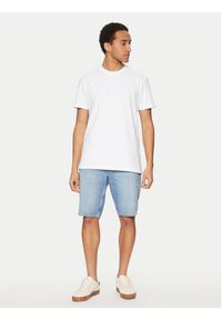 Calvin Klein Jeans Szorty jeansowe J30J327513 Niebieski Regular Fit. Kolor: niebieski. Materiał: bawełna #4