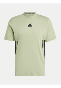Adidas - adidas T-Shirt Future Icons 3-Stripes IY7736 Zielony Regular Fit. Kolor: zielony. Materiał: bawełna #3