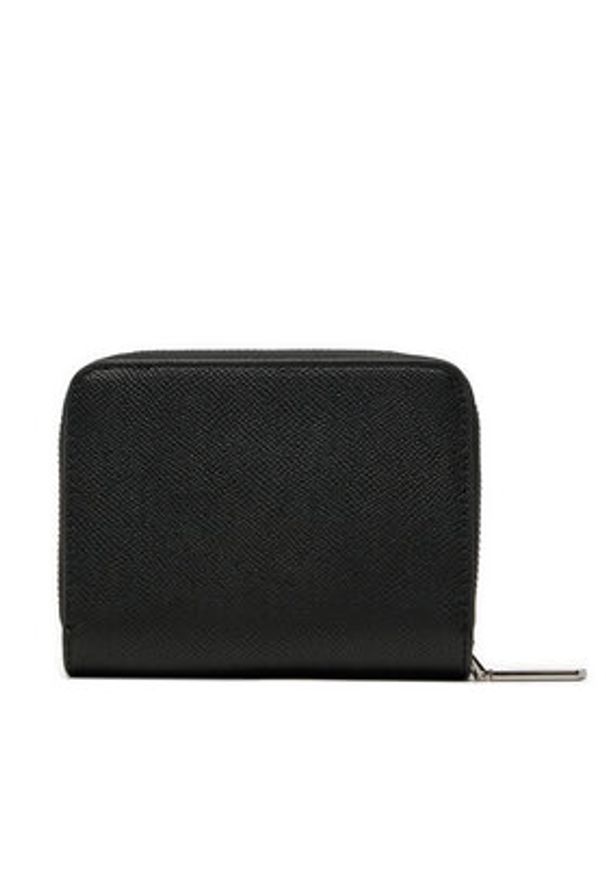 Calvin Klein Mały Portfel Damski Ck Must Md Zip Around_Caviar K60K612831 Czarny. Kolor: czarny. Materiał: skóra