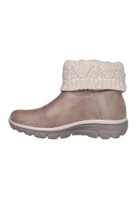 skechers - SKECHERS GOING COZY WEATHER 2 Brązowy. Kolor: brązowy. Materiał: tkanina, syntetyk. Styl: sportowy #1