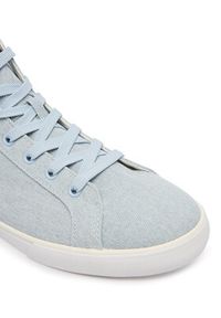 TOMMY HILFIGER - Tommy Hilfiger Sneakersy Th Chic Low Profile Mid Cut FW0FW09356 Błękitny. Kolor: niebieski. Materiał: materiał #5