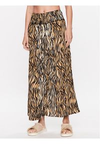 Iconique Kuloty IC23 124 Brązowy Oversize. Kolor: brązowy. Materiał: syntetyk