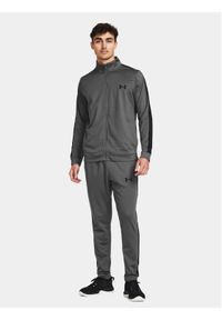 Under Armour Dres Ua Knit Track Suit 1357139-025 Szary Fitted Fit. Kolor: szary. Materiał: syntetyk