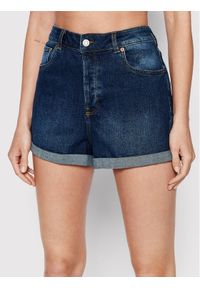 JJXX Szorty jeansowe Hazel 12208916 Granatowy Regular Fit. Kolor: niebieski. Materiał: bawełna