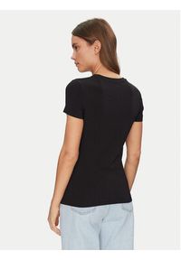 Guess T-Shirt W5GI04 J1314 Czarny Slim Fit. Kolor: czarny. Materiał: bawełna #5