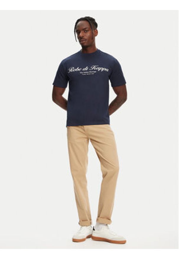 Robe di Kappa T-Shirt Robe Giovani Tozeur 61151CW Granatowy Regular Fit. Kolor: niebieski. Materiał: bawełna