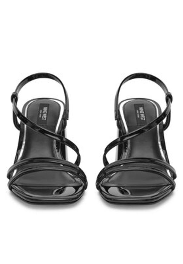 Nine West Sandały WFA2642-1 Czarny. Kolor: czarny. Materiał: skóra