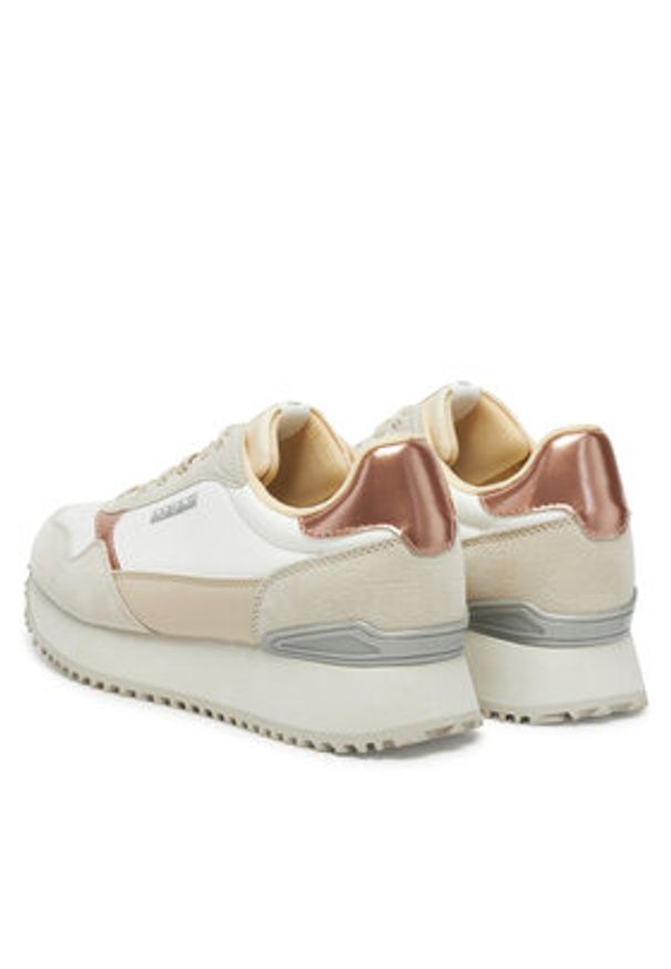 Napapijri Sneakersy Astra NP0A4IQB Beżowy. Kolor: beżowy. Materiał: materiał