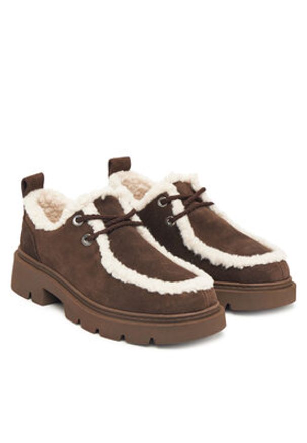 Inuikii Półbuty Mocabee Curly 1015.003.0011 Brązowy. Kolor: brązowy. Materiał: zamsz, skóra