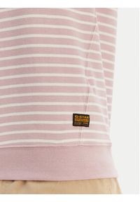 G-Star RAW - G-Star Raw T-Shirt D24512-D979 Fioletowy Regular Fit. Kolor: fioletowy. Materiał: bawełna #3