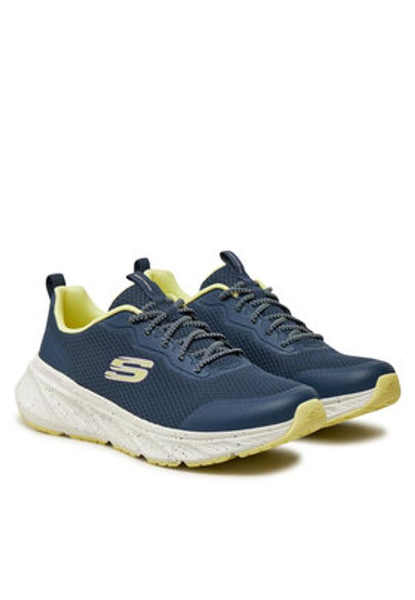 skechers - Skechers Sneakersy 150472/NVLM Granatowy. Kolor: niebieski. Materiał: materiał