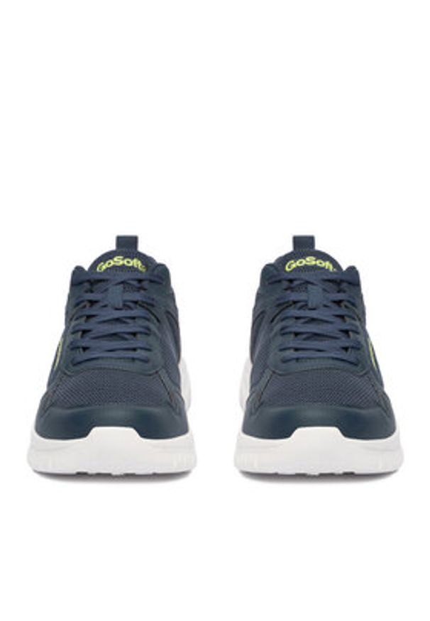 Go Soft Sneakersy CEO-25723 Granatowy. Kolor: niebieski. Materiał: materiał