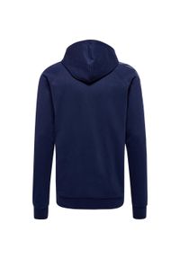 Bawełniana bluza z kapturem Hummel Move Grid. Typ kołnierza: kaptur. Kolor: niebieski. Materiał: bawełna