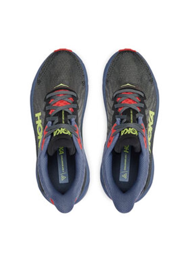 HOKA - Hoka Buty do biegania Challenger 7 1134498 Szary. Kolor: szary. Materiał: materiał