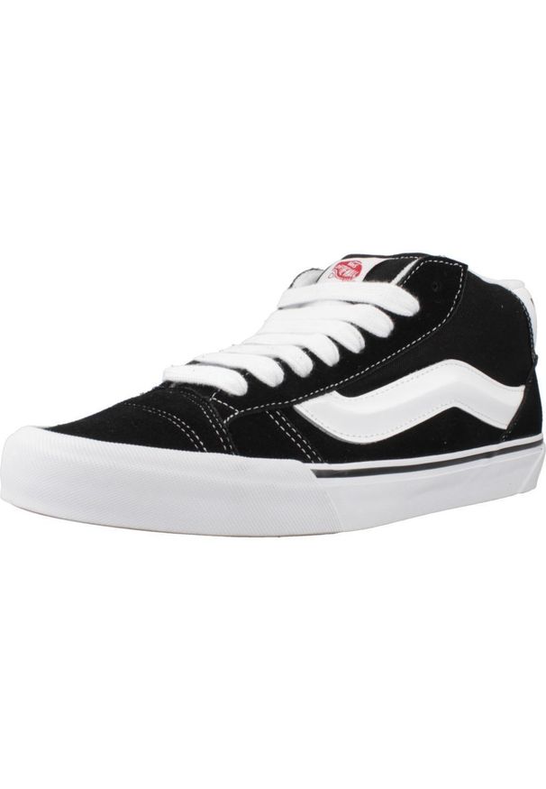 Vans - Kapcie VANS KNU MID Czarny. Kolor: czarny. Materiał: materiał, zamsz. Sport: skateboard