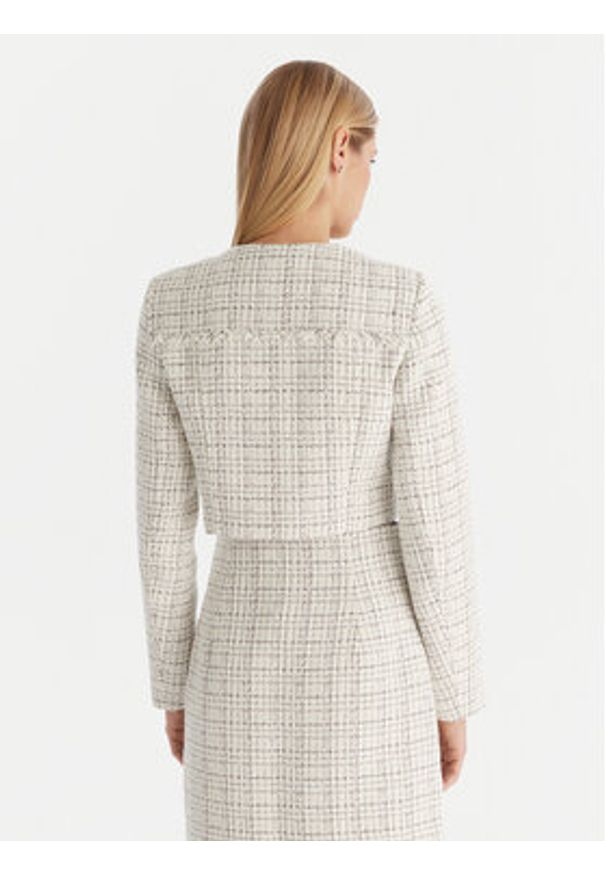 Guess Kurtka przejściowa W5YN44 WHDB2 Biały Regular Fit. Kolor: biały. Materiał: syntetyk