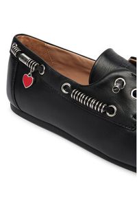 Love Moschino - LOVE MOSCHINO Półbuty JA10111G1OIA0000 Czarny. Kolor: czarny. Materiał: skóra #4
