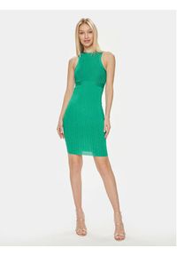 Marciano Guess Sukienka dzianinowa 4GGK08 5814Z Zielony Bodycon Fit. Kolor: zielony. Materiał: wiskoza. Typ sukienki: bodycon