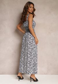 Renee - Czarny 2-Częściowy Komplet z Bawełny Krótki Top i Spódnica Maxi z Gumką w Pasie Maryann. Kolor: czarny. Materiał: bawełna
