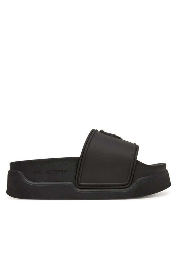 Karl Lagerfeld - KARL LAGERFELD Klapki Kondominium KL88819 Czarny. Kolor: czarny. Materiał: syntetyk