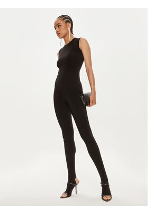 NORMA KAMALI Kombinezon KK223JPLA58001 Czarny Slim Fit. Kolor: czarny. Materiał: syntetyk