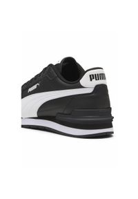 Buty Męskie Puma St Runner V4 Sneakersy Skórzane. Zapięcie: sznurówki. Kolor: biały, wielokolorowy, czarny. Materiał: skóra. Szerokość cholewki: normalna