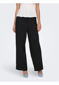 only - ONLY Spodnie materiałowe Thyra 15296375 Czarny Comfort Fit. Kolor: czarny. Materiał: bawełna #1