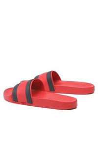 TOMMY HILFIGER - Tommy Hilfiger Klapki Rubber Th Flag Pool Slide FM0FM04263 Czerwony. Kolor: czerwony