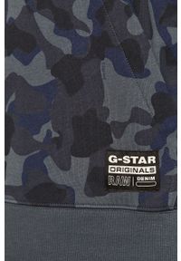 G-Star RAW - G-Star Raw - Bluza. Okazja: na co dzień. Kolor: niebieski. Materiał: dzianina. Styl: casual #3